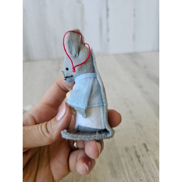 Vintage felt mice dentist Mexico Mexican decor mouse - Picture 14 of 14